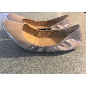 Nine West Womens Taupe Mistyray Ballet Flats 10.5M